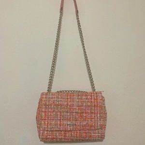 Kate Spade Briar Lane Quilted Tweed Emelyn Pink Should Bag